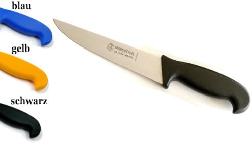 Marsvogel Solingen # 71 07 08 Cut-Off Knife 7 Inch Carving Knife Butcher Knife Handle Colour: Black