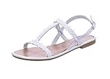 Flexible Laufsohle ESPRIT Damen Sandaletten 048EK1W019-090 weiß 456915