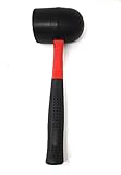 pflaster verlegen preis pro quadratmeter Gummihammer 90mm Kopfdurchmesser - hinterlässt keine Spuren - Rückstossarm