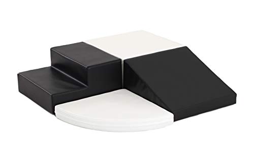 IGLU XL Blocs de Construction en Mousse, Jouets éducatifs - Marque Noir et Blanc