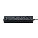 Produktbild Bescita USB Ladegerät 4-Port USB Desktop Ladestation 5V 2.4A +3 Plug Power Verlängerung 2m Kabel