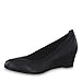 Produktbild Tamaris Damen Pumps 22304-23, Frauen Keilpumps, businessschuh Office-Schuh büro-Pump Damen Frauen weibliche Lady Ladies,Black MATT,41 EU / 7.5 UK