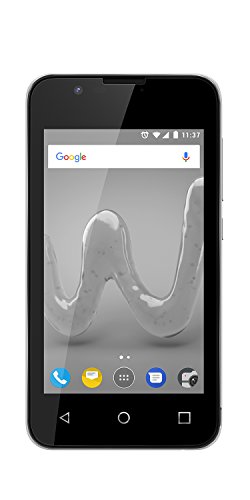 Wiko Sunny 2 10,16 cm (4 Zoll) Smartphone (5MP Kamera, 8 GB internen Speicher, 512 MB RAM, Dual-SIM, Android Marshmallow) silber