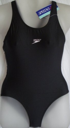 Preisvergleich Produktbild Speedo Solid Splashback Schwimmanzug Badeanzug Gr. 188 schwarz black