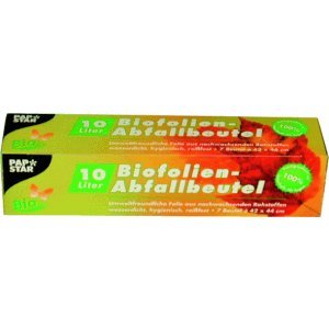 Preisvergleich Produktbild PAPSTAR Kompostbeutel Bio-Folie 10l VE=7 Stück