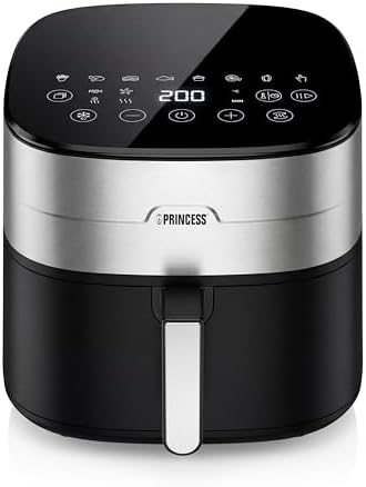 Princess Dual Heat Airfryer 8L XXL, Friggitrice ad aria con Doppio Elemento Riscaldante per una Cottura più Rapida e Risultati Croccanti, 15 in 1, Senza BPA e PFAS, 2000 W, 182280