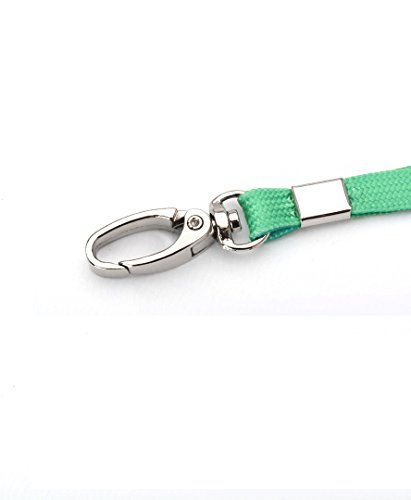 10  cordones para el cuello CKB Ltd   de degradado multicolor para colocar identificaciones  con clip met  lico giratorio  dise  o de hebilla de liberaci  n r  pida