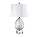 Produktbild Moderne Kristall Glas Lampe Stoff Einfache Kreative Ananas Design Kunst Tischlampe Weiß Schlafzimmer Restaurant Hotel Lampe