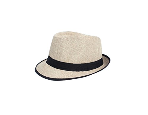 Preisvergleich Produktbild DESIGN FREUNDE Sonnenhut Sonnenschutz Hut Strandhut Strandkleidung Beachkleidung BeachwearBeachwear - Sonnenhut Schwarz