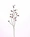 Produktbild artplants Set 2 x Künstliche Apfelrose Gerda, 27 Früchte, rot, 110 cm - Deko Wildrose/Kunstblume Hundsrose