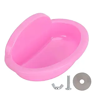 Hamster Cage Cups, Food Bowl Safe for Small Rodents for Hamster for Mice(Pink)