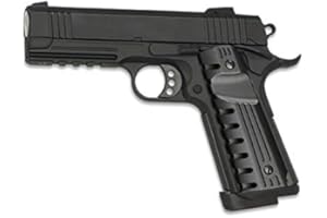 Golden Eagle Arma Airsoft Aire Suave 3014 6mm Potencia 0,50 Julios Cuerpo PVC y Corredera Metálica Airsoft Paintball Caza Supervivencia bushcraft Camping Outdoor 38352 + Portabotellas de regalo