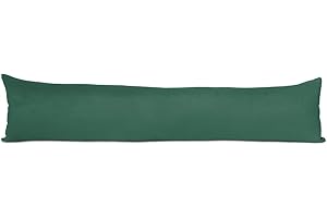 LANCASHIRE TEXTILES LIMITED MANUFACTURERS OF QUILTS, PILLOWS AND HOMEWARES Lancashire Textiles Luxury Faux Suede Door Draught Excluder/Stopper Sausage Perfect For Retaining Heat in Colder Months, Excellent Insulators – Jade, 85 x 20cm (34 x 8 inch)