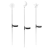 solar laterne jumbo Maße je ca. 8 x 80 cm und je 1 LED mit Farbwechsel pro Motiv