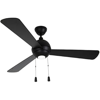 Lucci air Bordono Deckenventilator mit Deckenbeleuchtung, Metallgehäuse