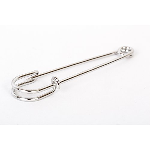 BIG-SAM 2x Kilt Sicherheitsnadeln – gold / silber oder gemischt (1x Silber & 1x Gold) - 4