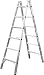 Produktbild ILLER-LEITER Geis&Knoblauch Alu-Sprossenstehleiter 51010 2x10 Stufen Sprossenleiter 4039665011683