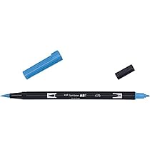 Tombow ABT Dual Brush Pen 6er Set - Wasserbasierte Stifte Für Lettering & Aquarell