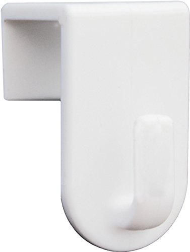 Fensterhaken, Dekohaken, weiß - 20er-Set, 35 x 20 mm - Für Fenster bis maximal 17mm Falzmaß geeignet