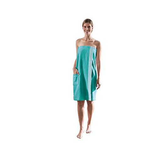 Preisvergleich Produktbild Schiesser Damen Saunakilt Lissabon, Farbe:türkis