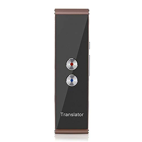 Preisvergleich Produktbild LpfbGezfnwb Intelligente Übersetzer-Sprachübersetzungsleiste Simultandolmetschen (Gold)