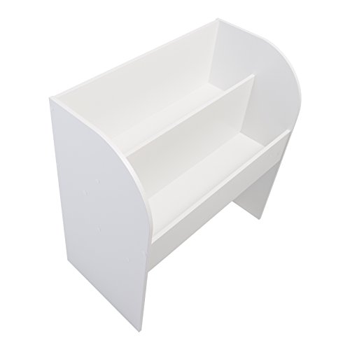Iris Ohyama 531315 Kids Book Shelf Bookcase/Shelving Unit White Wood Books 674 x 36 x 27.5 cm