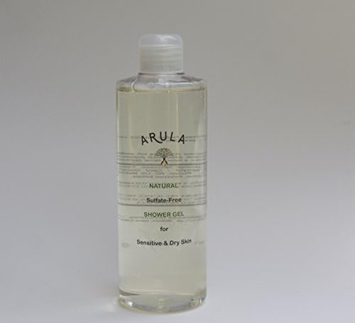 ARULA BEAUTY Natural Shower Gel 500ml, Made in Britain, Free from Sulfates, Parabens, Silicone, Dyes, Colouring