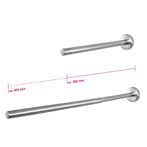 bremermann® Badserie PIAZZA – Edelstahl Teleskop-Handtuchstange - 4