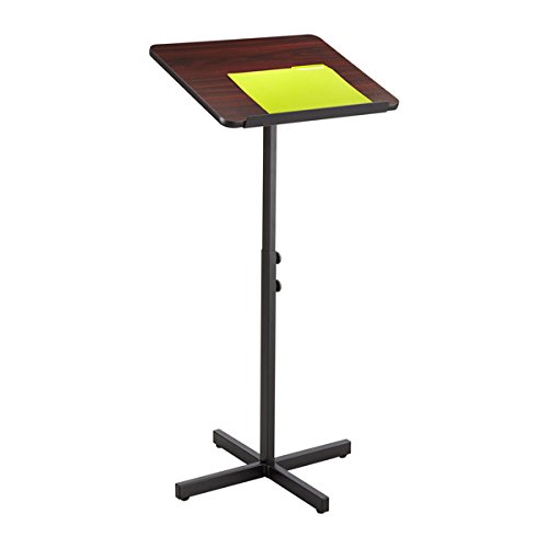 Displaysense Mahogany Wood Adjustable Podium Lectern, Height: 1118mm