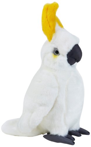 National Geographics "eigentliche Kakadus" Stofftiere Plüsch Spielzeug (mittel, natur)