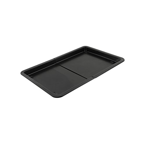 Axentia Universal Backblech zum Ausziehen, schwarze Kuchenform, 33 bis 52 cm, ideal in jedem Backofen, ob für Pizza oder für kreative Blechkuchen, antihaftbeschichtetes Kuchenblech mit etxtra hohem Rand 2,5 cm, hitzebeständig bis 250°C - 3