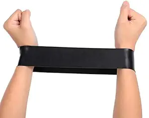 IRIS Fitness Resistance Loop Band - Fitness Exercise Band for Legs and Butt - Best for Home or Gym Workout - Physical Therapy - Stretch - Yoga - Elastic - Strength, Black (XX Heavy)