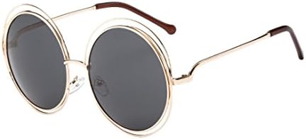 Clearance! Toamen Polarised Outdoor Sunglasses - Men Womens Round Frame Retro Vintage UV Glasses Sunglasses - Offering Full UV400 Protection - Suitable For Outdoor Activities (Color B)