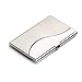 Produktbild Exklusiv-Visitenkarten-Halter-Edelstahl-Namenskarten-einfache Art-Curved ID Organizer für Frauen und Männer