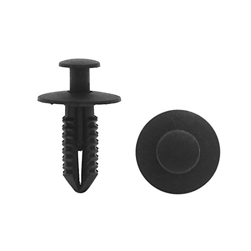 Uxcell sourcing Map, 50 Rivetti di Ricambio Neri con Foro da 11 mm, per Auto, Barca, rimorchio, Fascette stringicavo
