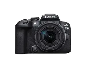 Canon EOS R10 24.2MP Mirrorless Digital Camera with RF-S18-150mm Kit Lens (APS-C Sensor, 23 FPS, Next Gen Auto Focus, Next Level Image Stabilisation, 4K) ? Black