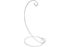 WAITLOVER Palline di Natale Ornamenti Appeso Espositore Stand L Metallo Forma Gancio Pianta Battuta Ferro Stand Basket