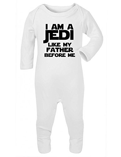ROMPER - I am a Jedi like my father before me Baby Rompersuit / Playsuit