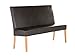 Produktbild massivum Bank Seba 140x100x53 cm Kunstleder braun