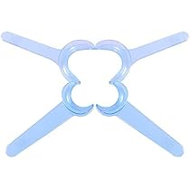 Specchi di Fotografia Dentale, 4pcs Intra-Oral Mirror Kit di Cura Dentale Riflettore Fotografico Orale con Ventilatore E LED, Specchio Dentale con Luce per Bocca Interna