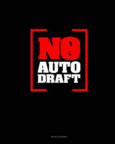 Preisvergleich Produktbild No Auto Draft: Menu Planner