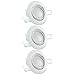 Produktbild 3x National Electronics® Deckenspot Set | GU10 3.5W 320 Lumen LED | Leuchtmittel AC 230V 120° Deckenlampe Einbauspot warmweiß