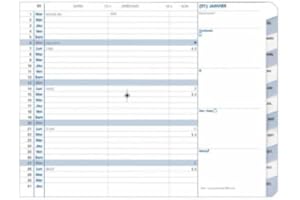 Recharge pour agenda 10x15 Plain FR