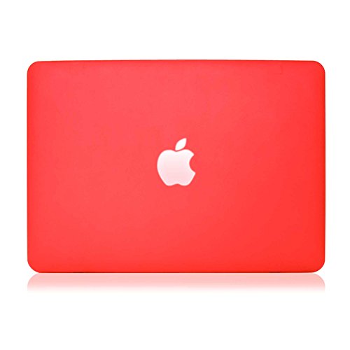 Elegantes und leichtes Cover Ultra Dünn Schutz Hülle Case Cover Schutzabdeckung Hardcase Notebook Hülle Hartschale Etui für Apple Macbook Pro Retina 15Zoll in rot - 3