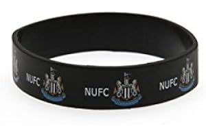 NEWCASTLE UNITED F.C. Newcastle United FC Wristband Bracelet Official Fan Black White Football Club