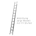 Produktbild Aluminium Schiebeleiter 2-teilig 2 x 13 Stufen