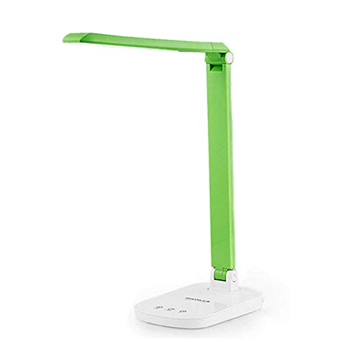 Preisvergleich Produktbild SED Tischlampe-Kreative Persönlichkeit Augenschutz Schreibtischlampe Studie Lampe Leselampe LED Schlafsaal Kinder Touch Dimmbare Leselampe USB Faltbare Grün Lesen Nachtlicht