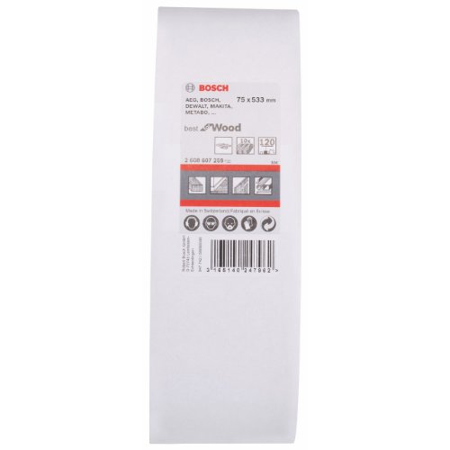 Bosch Schleifband C470 Best for Wood+Paint 75x533mm Korn 120, 10 Stk. - 2