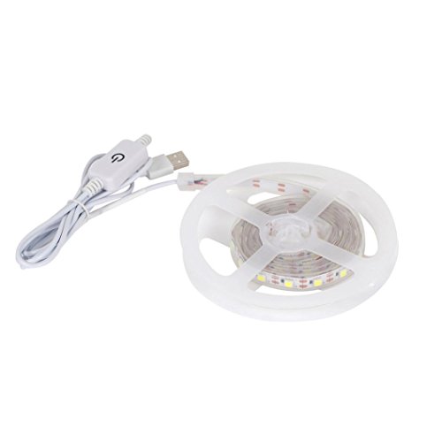 sunnymi Touch Schalter 60 LED Streifen Licht Gürtel/1M/USB Aufladung Dimmbar/Schrank Schrank Lampe/Energiesparend Und Umweltfreundlich (B)
