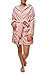 Produktbild Wildfox Damen Lippen Fleece Soft Robe Dreamer Pink M